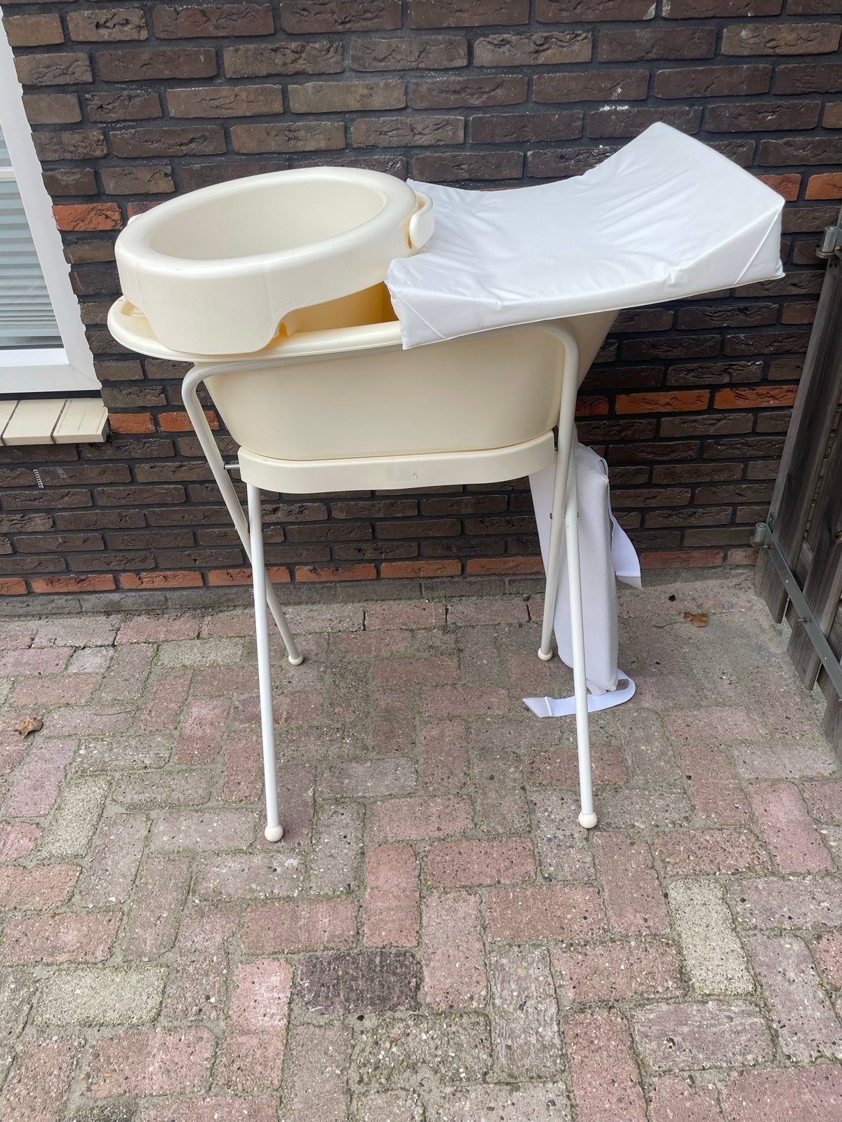 Complete baby badset met aankleedkussen en badspullen, Ophalen of Verzenden, Gebruikt, Badje