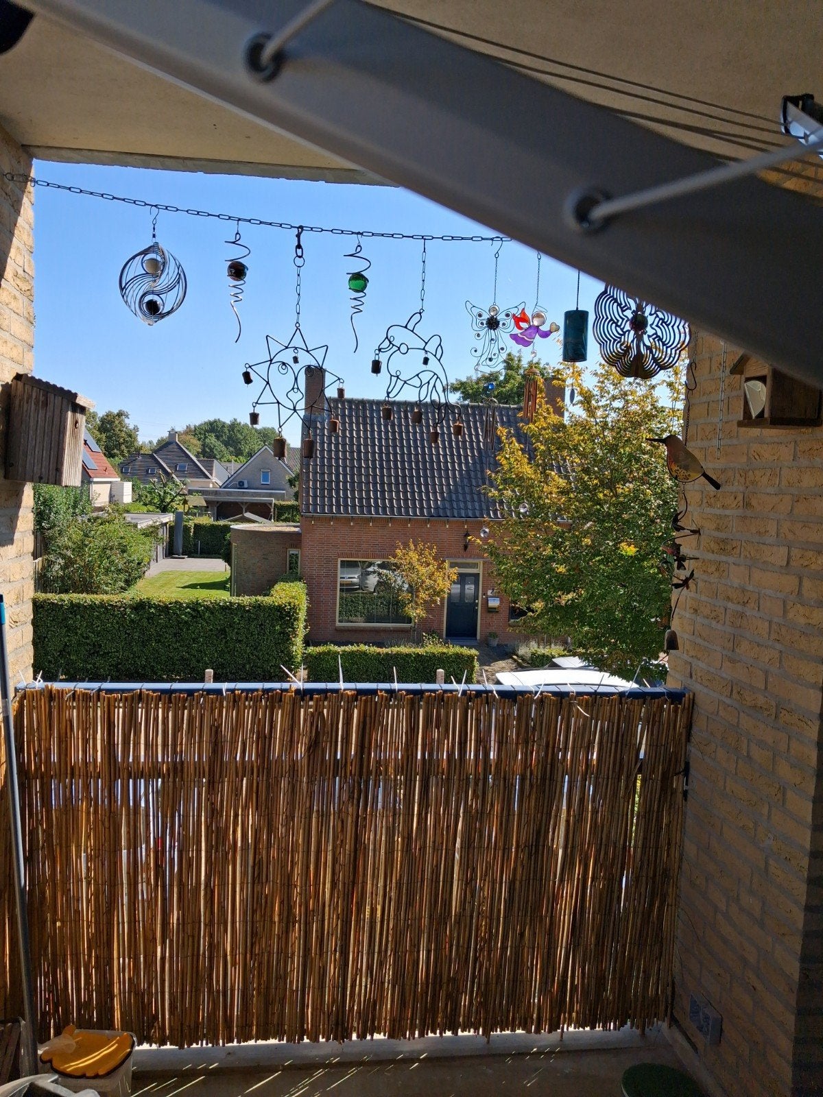 balkon riet afscherming 6 meter bij 1 m hoog, Tuin en Terras, Ophalen, Overige materialen, 100 tot 150 cm, Zo goed als nieuw