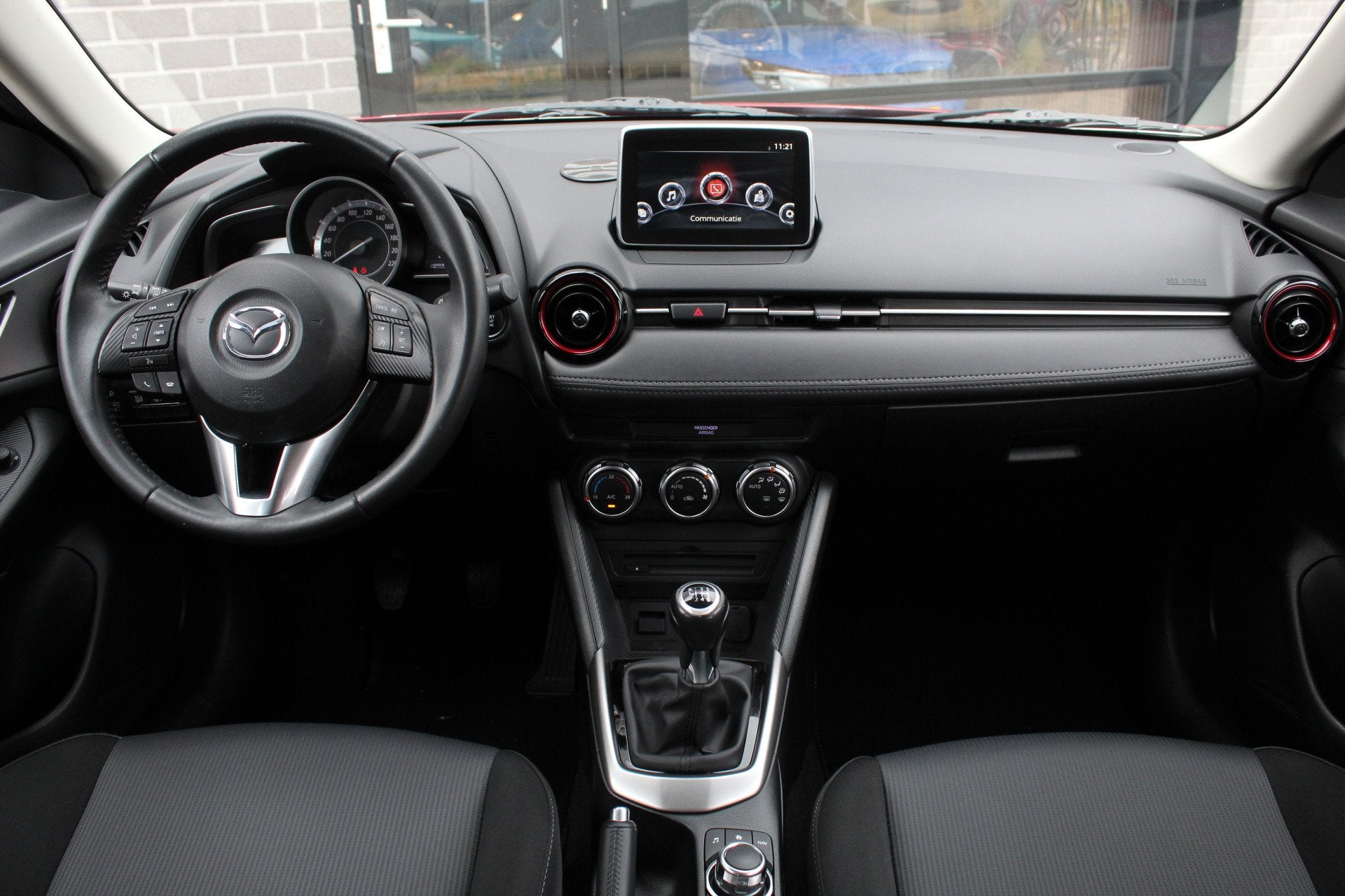 Mazda CX-3 2.0 SkyActiv-G 120 TS / Navigatie / Trekhaak / N., Auto's, Voorwielaandrijving, 1998 cc, Stof, Gebruikt