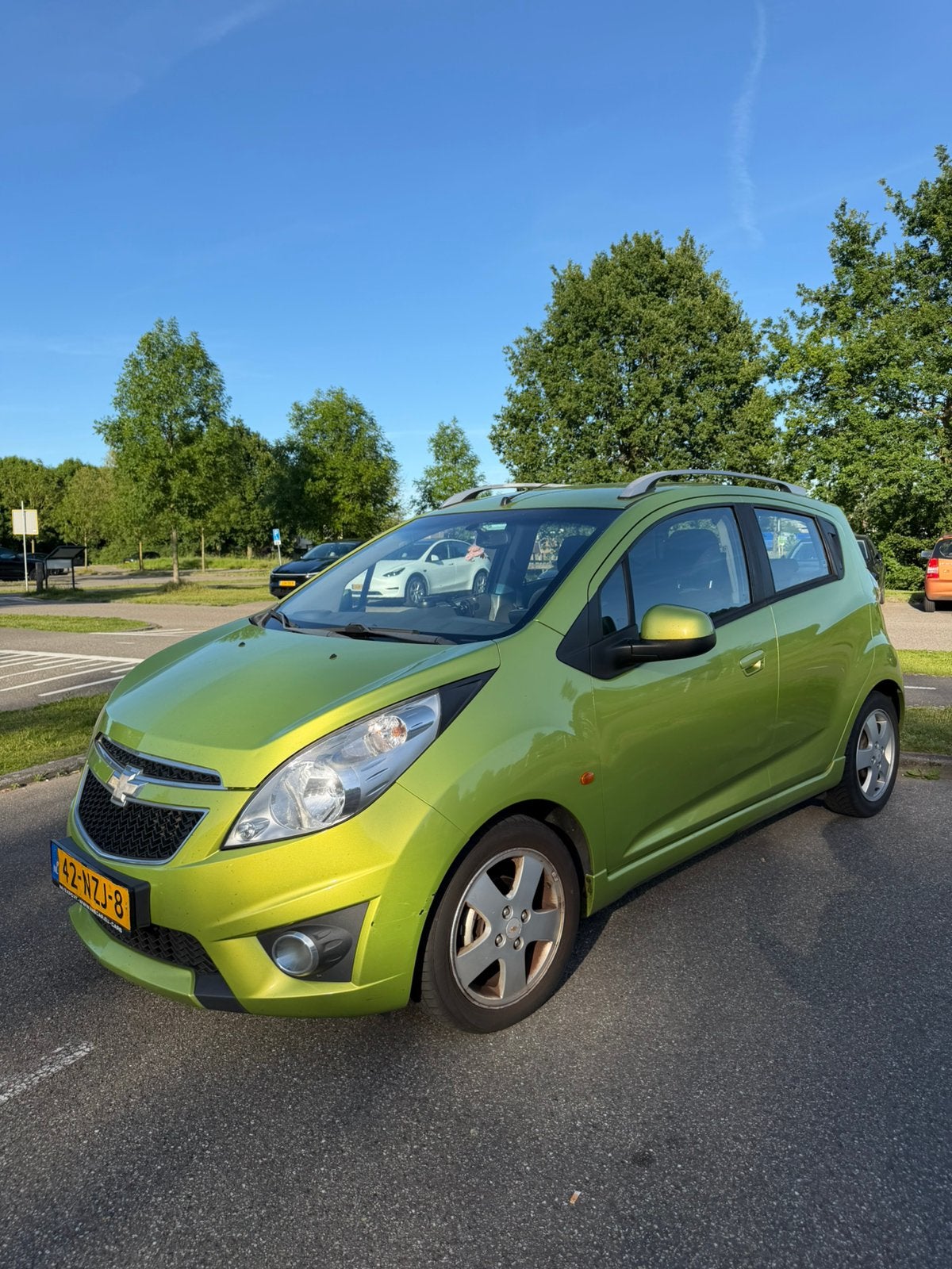 Chevrolet Spark 1.2 2011 Groen, Auto's, Chevrolet, Voorwielaandrijving, Zwart, 4 cilinders, Origineel Nederlands