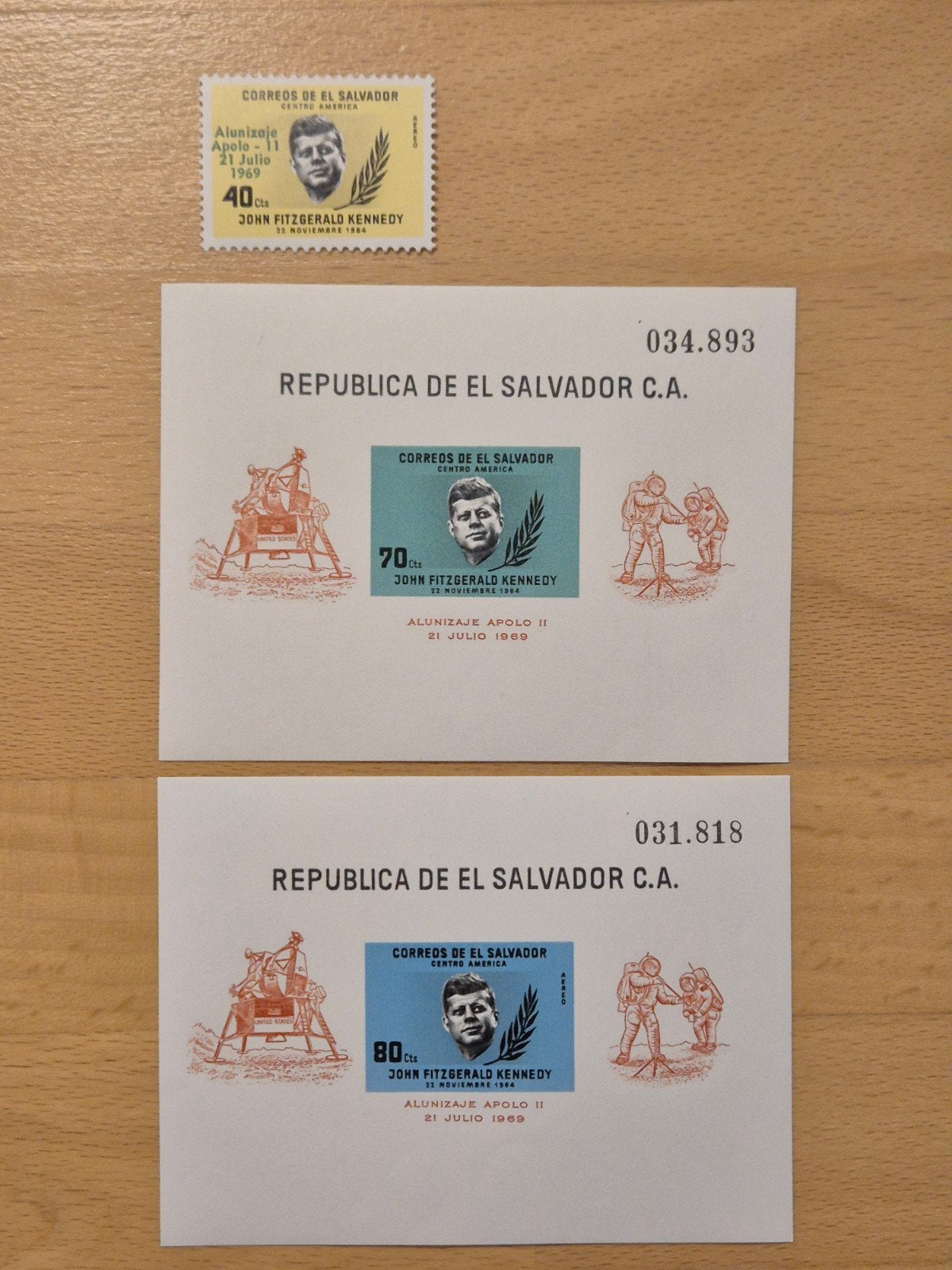 El Salvador 1969 ruimtevaart, Ophalen of Verzenden, Postfris, Midden-Amerika