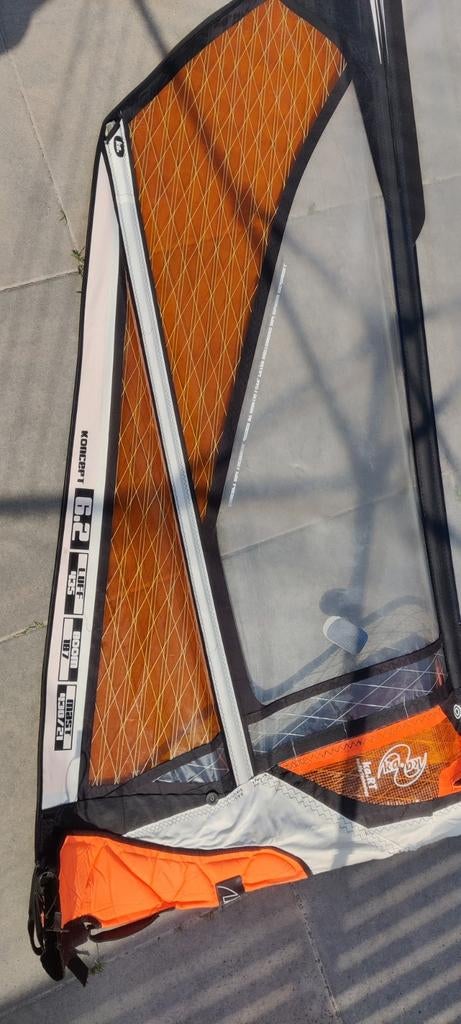 Windsurfzeil KA Koncept 6.2 m², Watersport en Boten, Windsurfen, Overige merken, Gebruikt, 5 tot 6.5 m², Ophalen of Verzenden