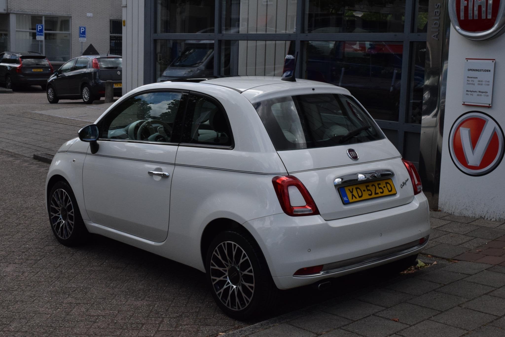 Fiat 500 0.9 TwinAir Turbo Collezione|Carplay|TFT|Clima, Auto's, Fiat, Voorwielaandrijving, Stof, Gebruikt, Euro 6