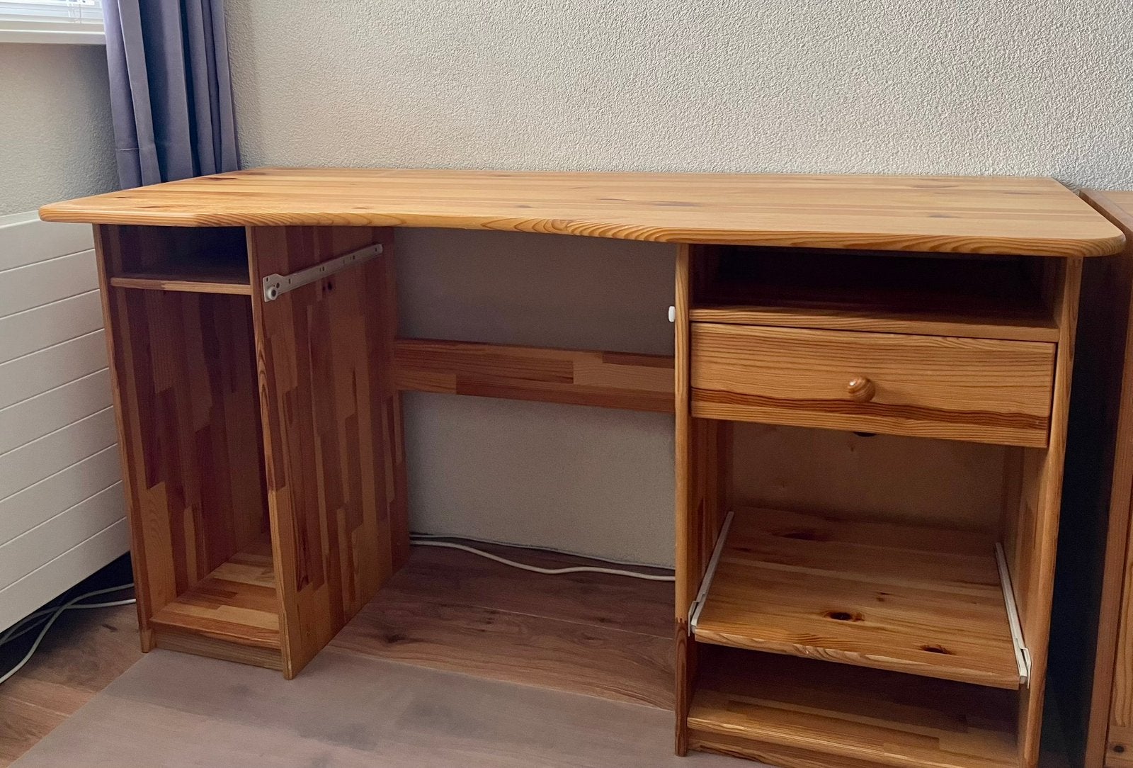 Houten bureau, Ophalen, Gebruikt, Scandinavisch, Hout