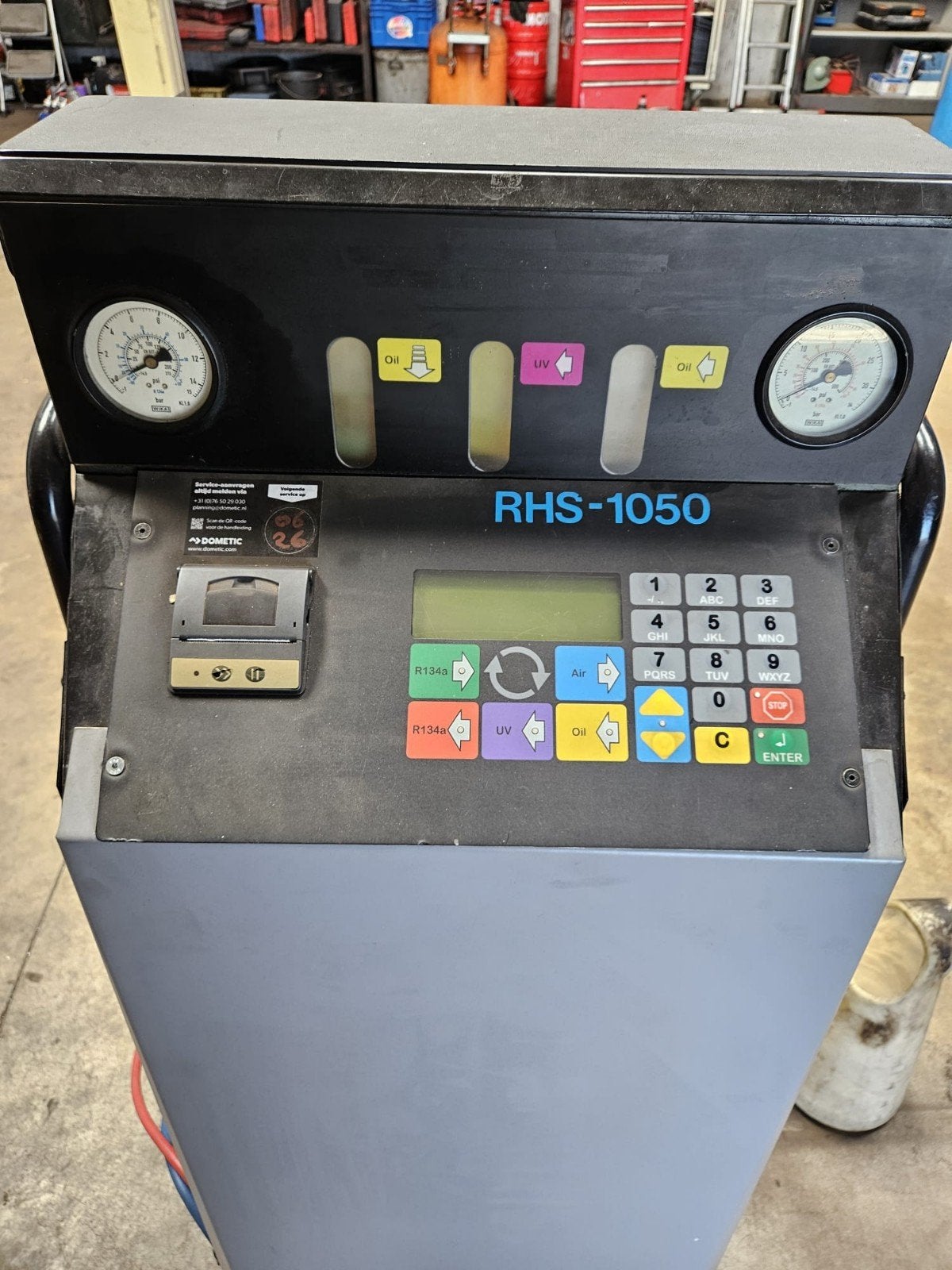 Waeco RHS-1050 Airco Vulstation R1234a - Werkend, Ophalen of Verzenden