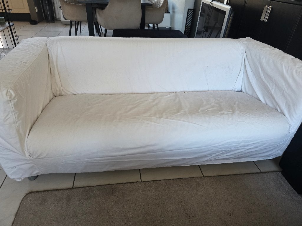 Hoes Klippan bank Ikea, Huis en Inrichting, Ophalen, Gebruikt, 150 tot 200 cm, Tweepersoons