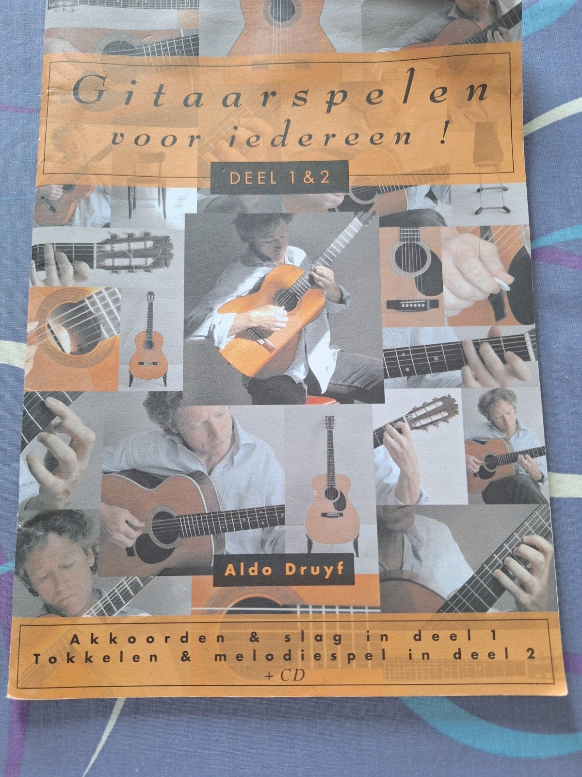 Gitaarspelen voor iedereen! Deel 1 & 2 + CD - Aldo Druyf, Overige genres, Les of Cursus, Ophalen of Verzenden, Gitaar