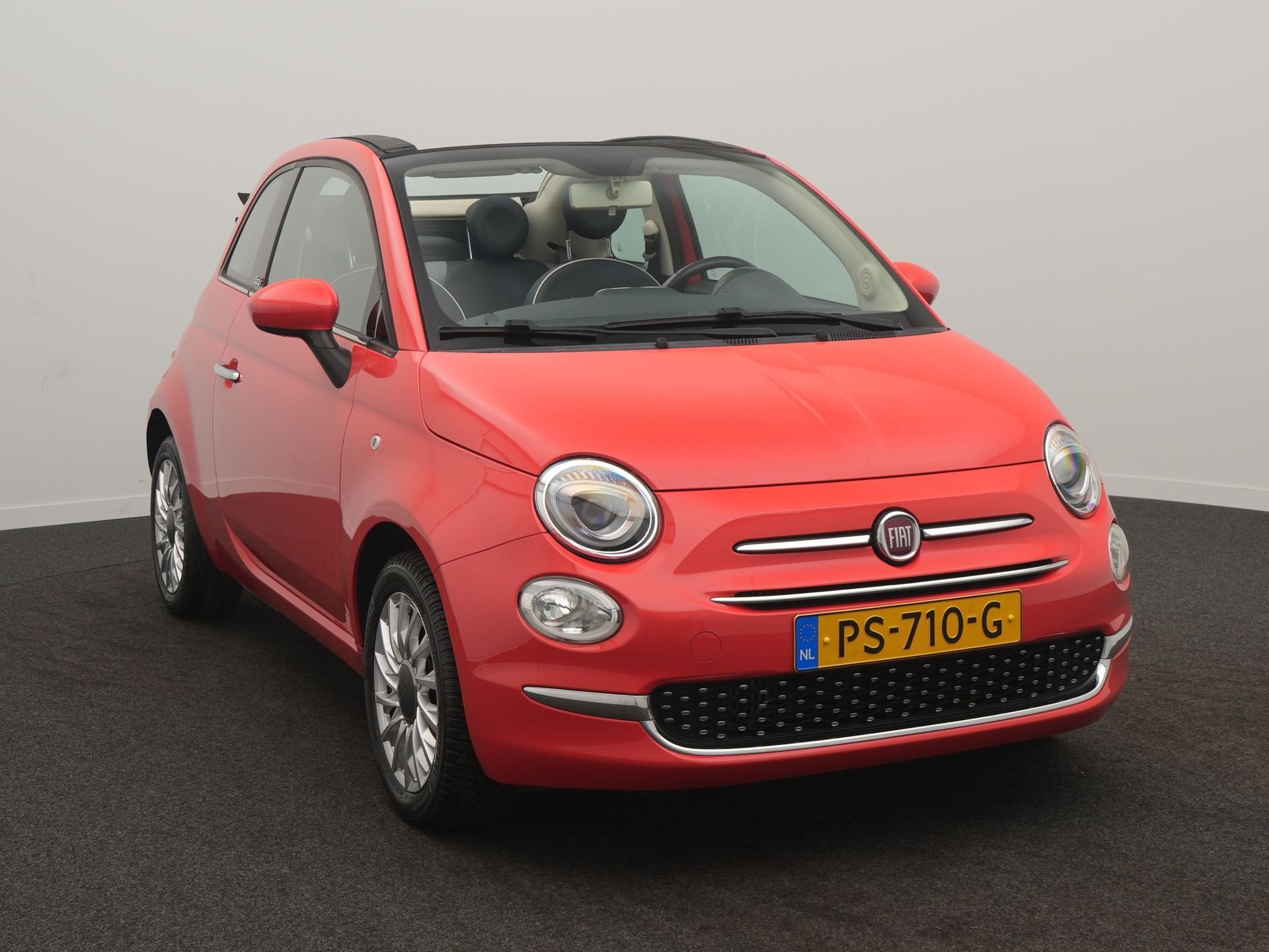 Fiat 500C 0.9 TwinAir Turbo Lounge - RIJKLAARPRIJS - All Sea, 12 maanden, Stof, Gebruikt, Origineel Nederlands