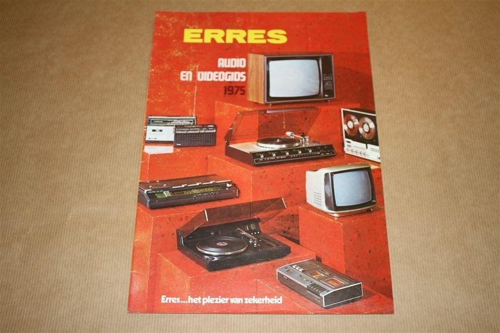 Erres Audio en Videogids 1975 !!, Ophalen of Verzenden, Zo goed als nieuw