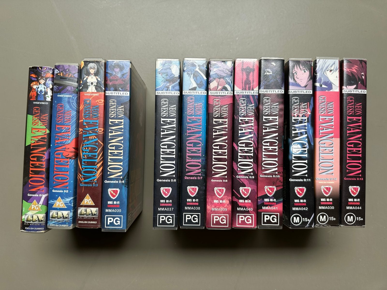 Neon Genesis Evangelion VHS Collectie (13 banden), Cd's en Dvd's, Nederlands ondertiteld, Vanaf 16 jaar, Science Fiction en Fantasy