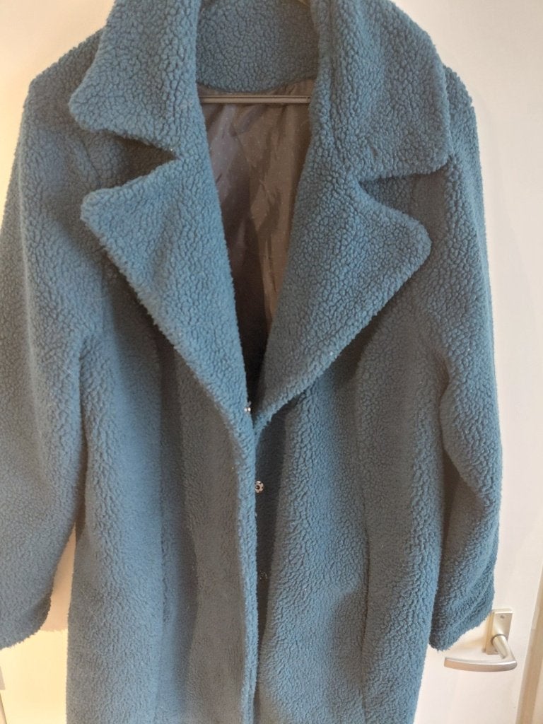 Jas XXL groen drukkers, Kleding | Dames, Grote Maten, Ophalen of Verzenden, Zo goed als nieuw, Groen, Jas of Mantel