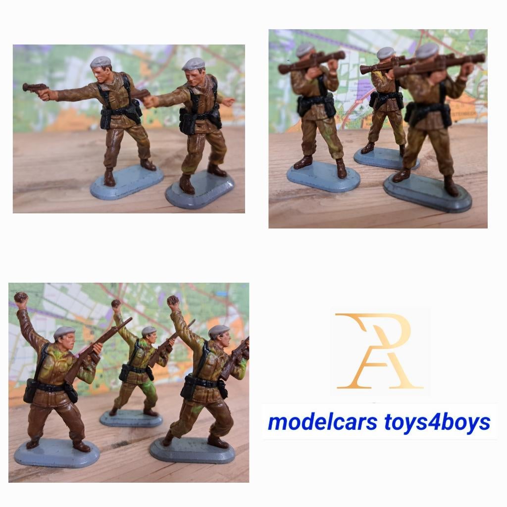 Britains Ltd Super Deetails Vintage SAS Grey Berret Commando, Verzenden, Zo goed als nieuw, 1:50 of kleiner, Figuur of Figuren