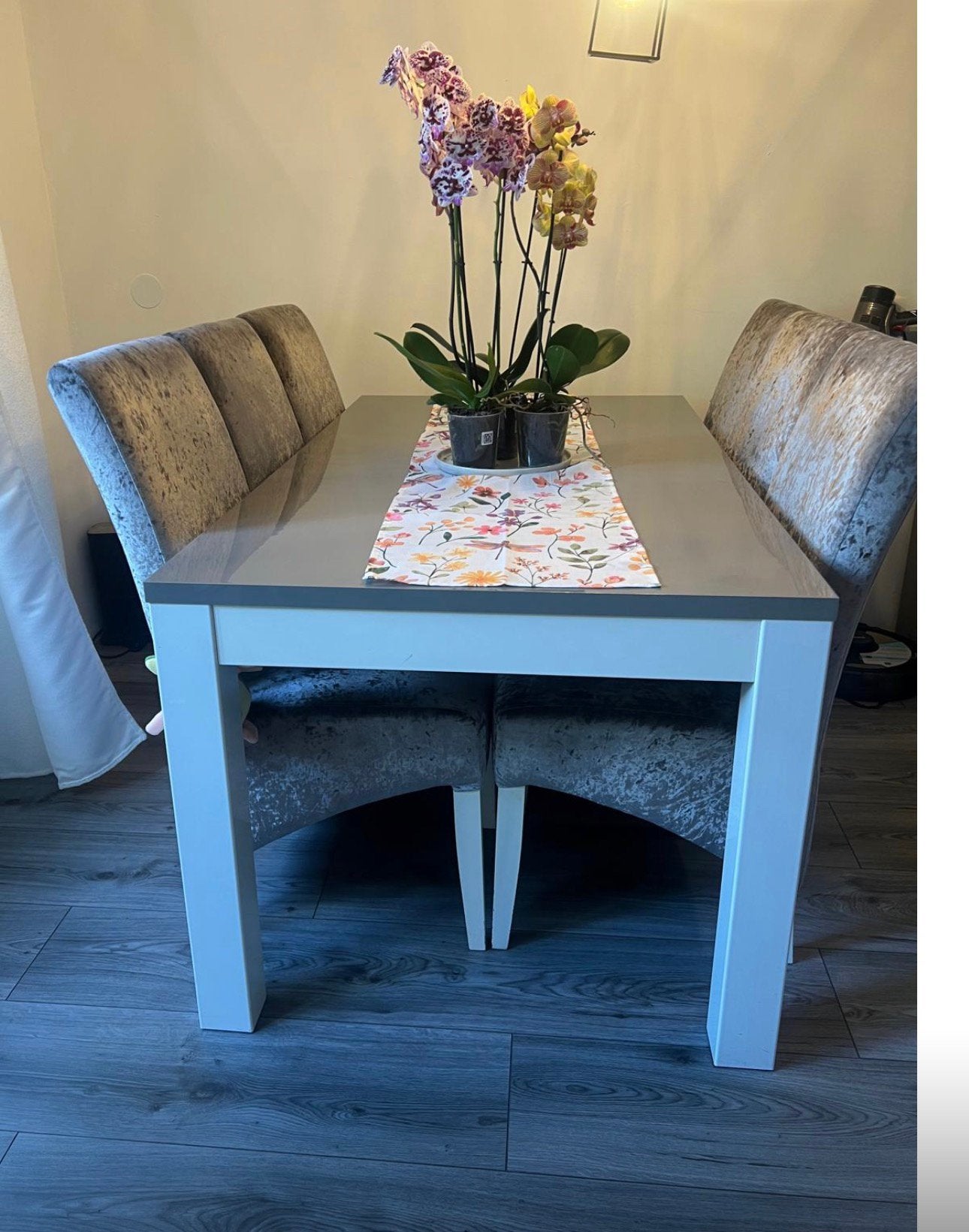 Tafel met 6 stoelen weinig gebruikt 200 euro, Ophalen of Verzenden, Zo goed als nieuw, Rechthoekig, 50 tot 100 cm