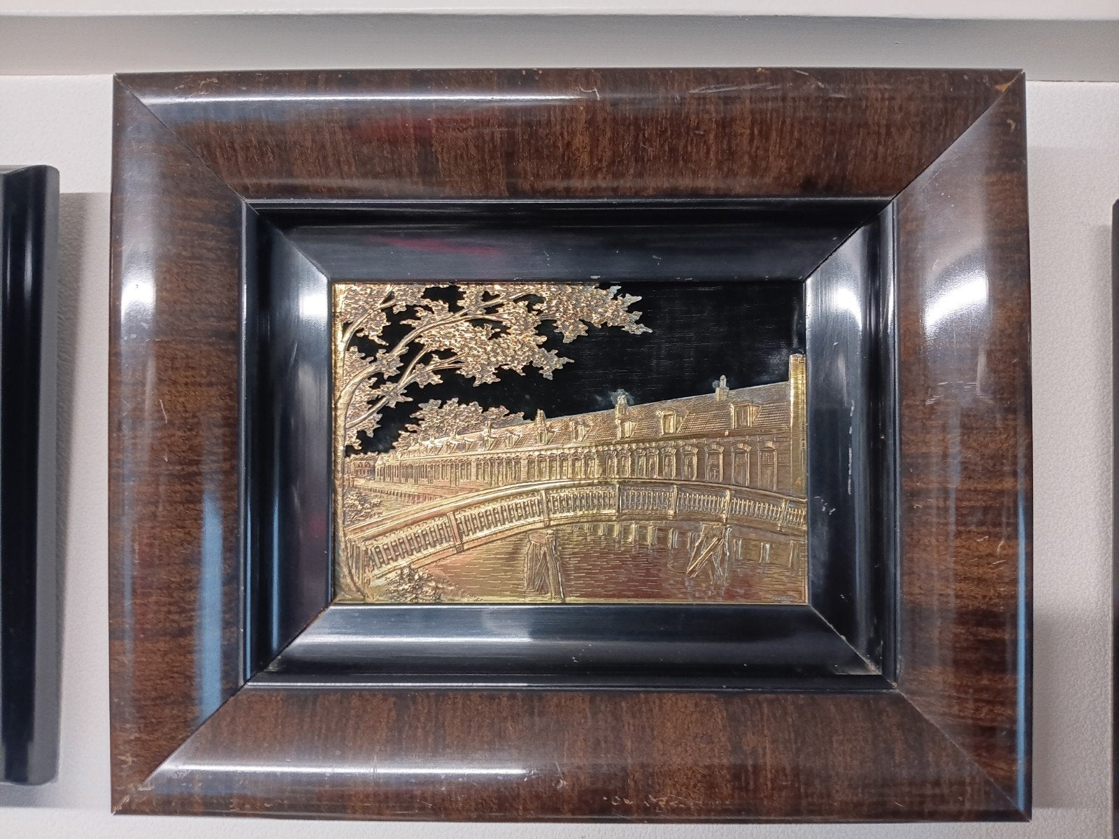 Koperen plaquette Klaas Dijkstra Sneek, Ophalen of Verzenden