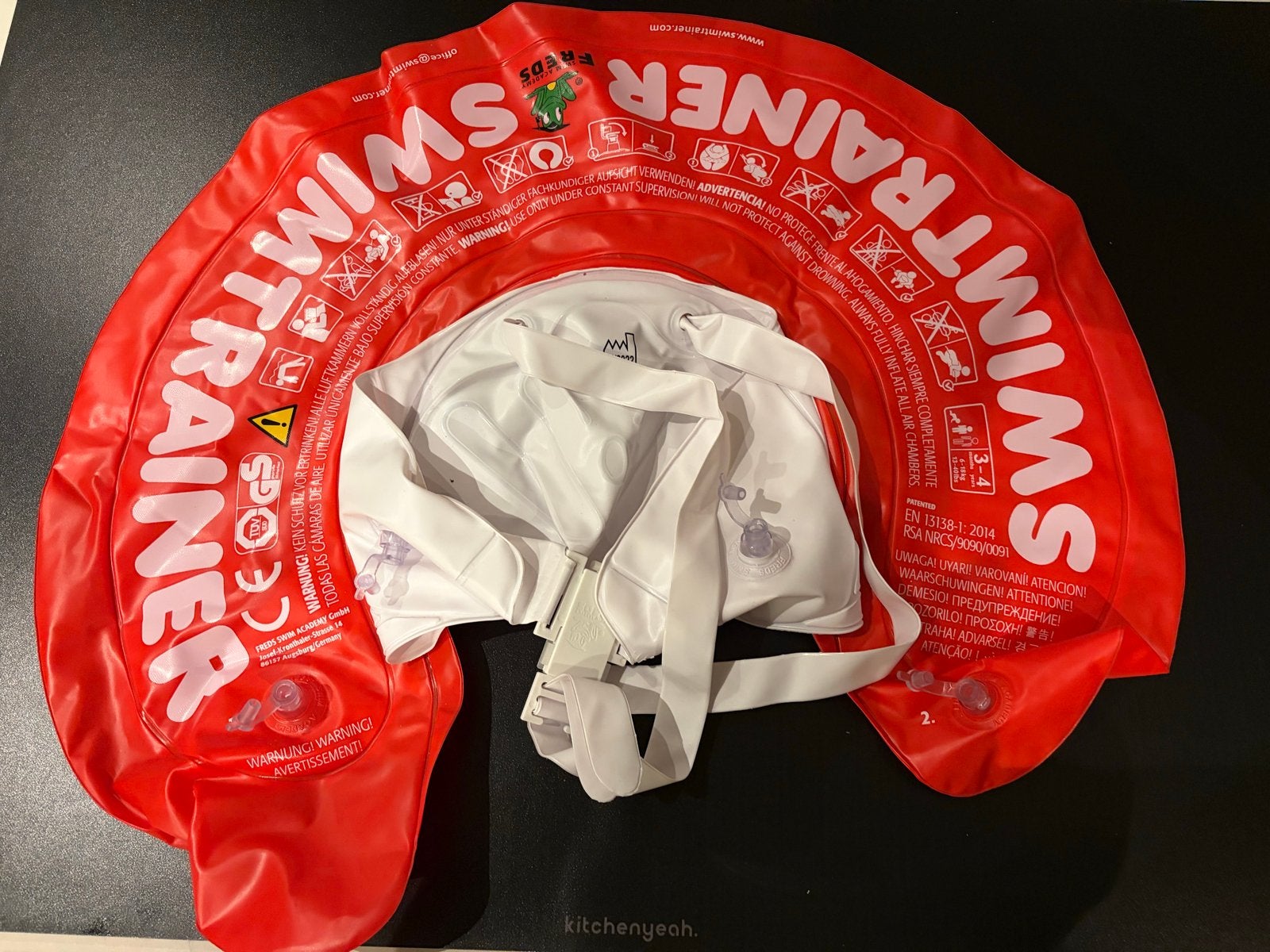 FRED'S SWIMTRAINER Classic Rood 3 maanden - 4 jaar, Ophalen, Zo goed als nieuw, Zwemtrainer, Swimtrainer