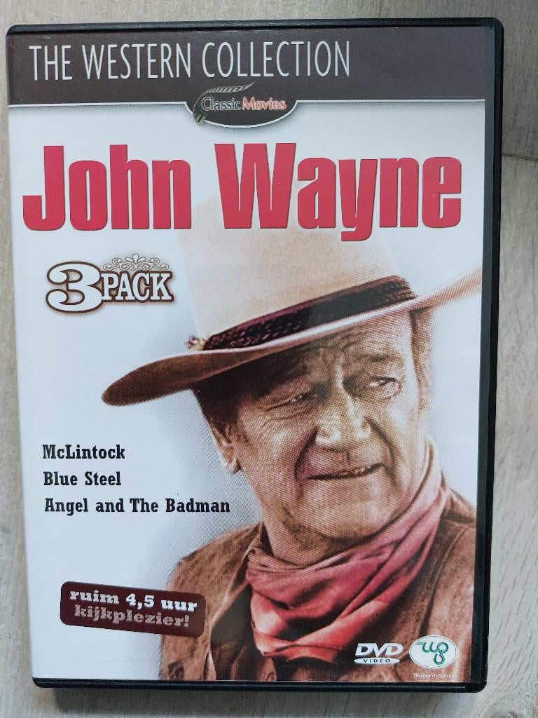 DVD John Wayne - The Western Collection - 3 films, Ophalen, 1960 tot 1980, Zo goed als nieuw, Actie en Avontuur