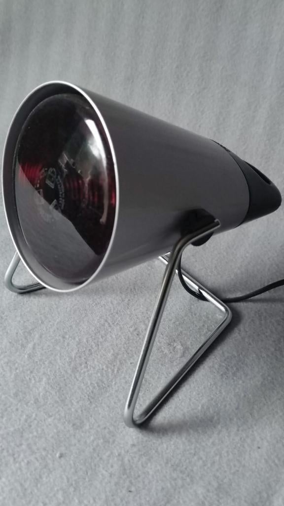 TOPSTAAT Philips design infraroodlamp type HP 3603 - zilver, Antiek en Kunst, Ophalen of Verzenden