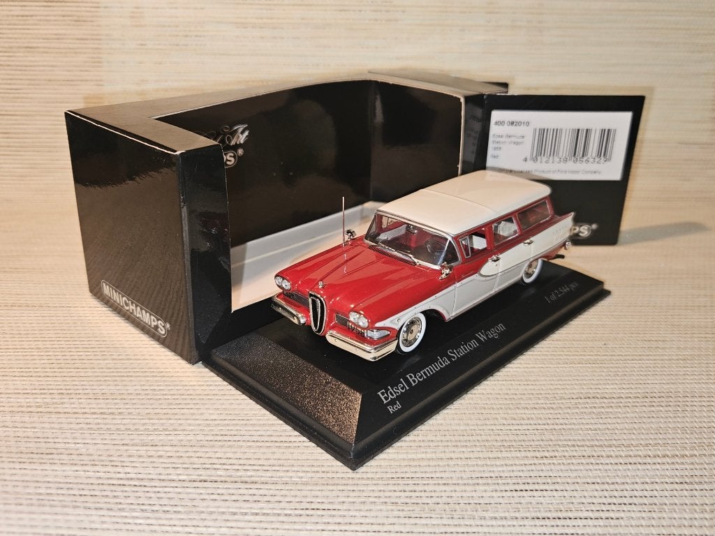 minichamps edsel, Hobby en Vrije tijd, Modelauto's | 1:43, Ophalen of Verzenden, Zo goed als nieuw, Auto, MiniChamps