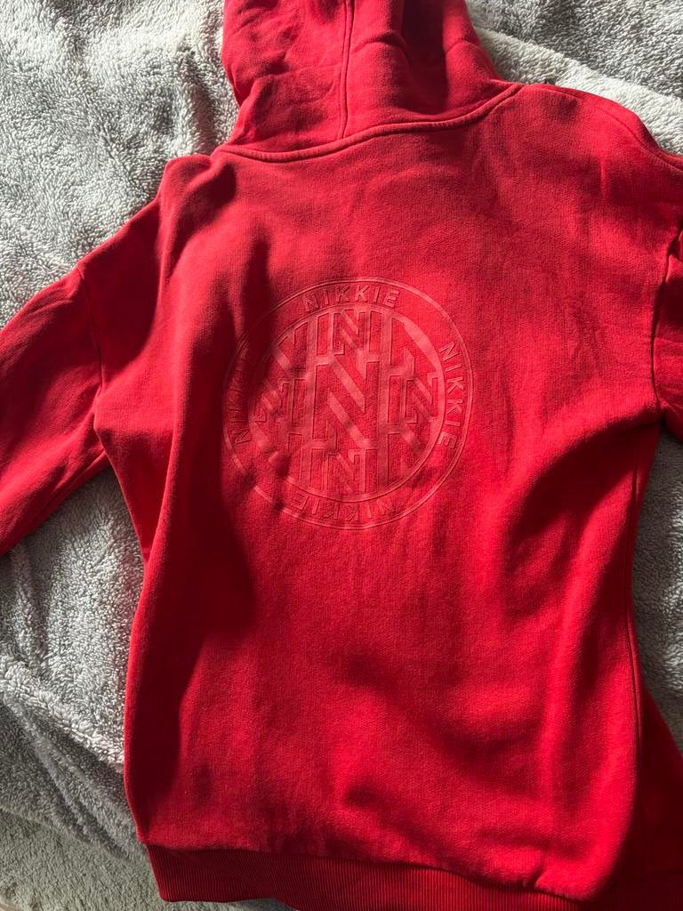 Rode Nikkie hoodie - Maat 34, Ophalen of Verzenden, Lange mouw, Maat 34 (XS) of kleiner, Gedragen
