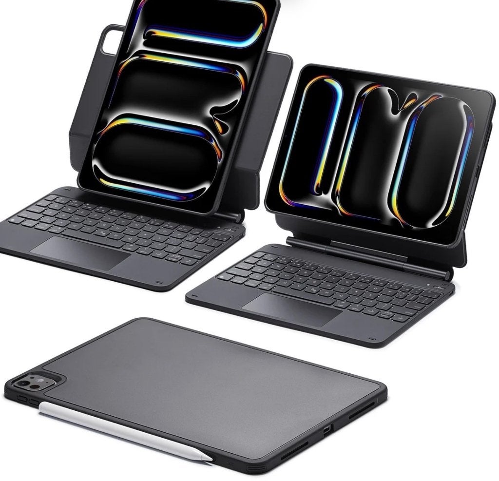 ESR magnetic keyboard case 360, Ophalen, Zwart, 11 inch, Nieuw
