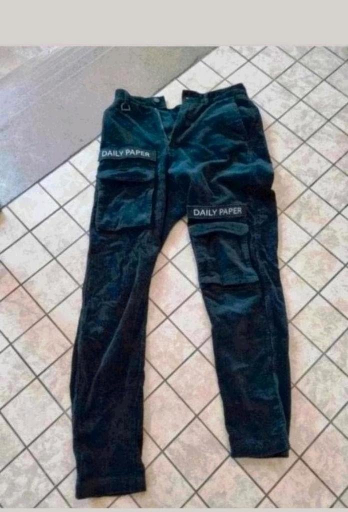 Daily paper maat XS cargo broek, Kleding | Heren, Broeken en Pantalons, Ophalen of Verzenden, Zo goed als nieuw, Zwart