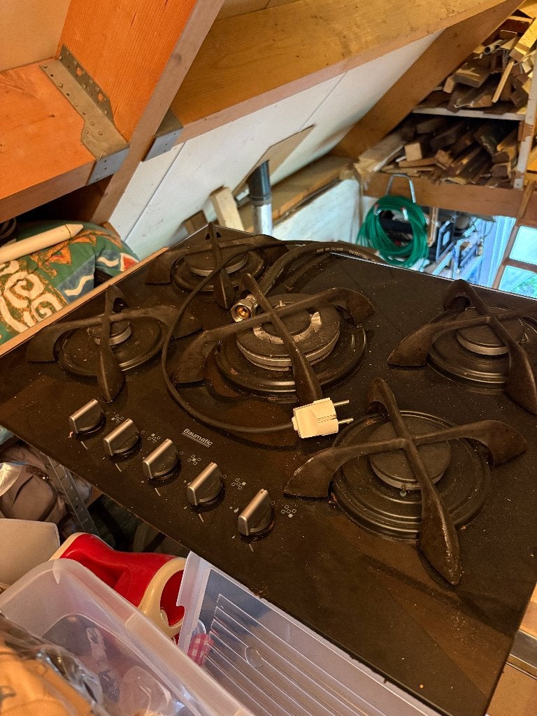 Te koop! Gasfornuis Baumatic 5 pits (met wok), Witgoed en Apparatuur, Ophalen, Gebruikt, Minder dan 85 cm, 60 cm of meer