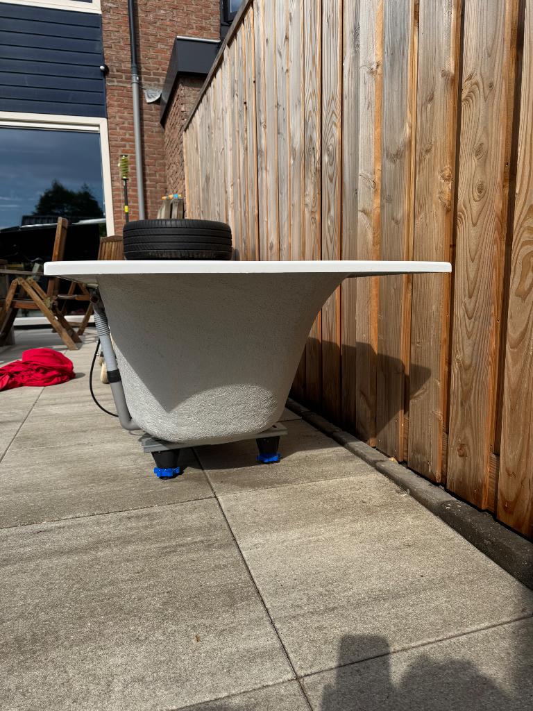 Geberit inbouwbad + hansgrohe extrafill set, Doe-het-zelf en Verbouw, Sanitair, Ophalen, Zo goed als nieuw, Bad