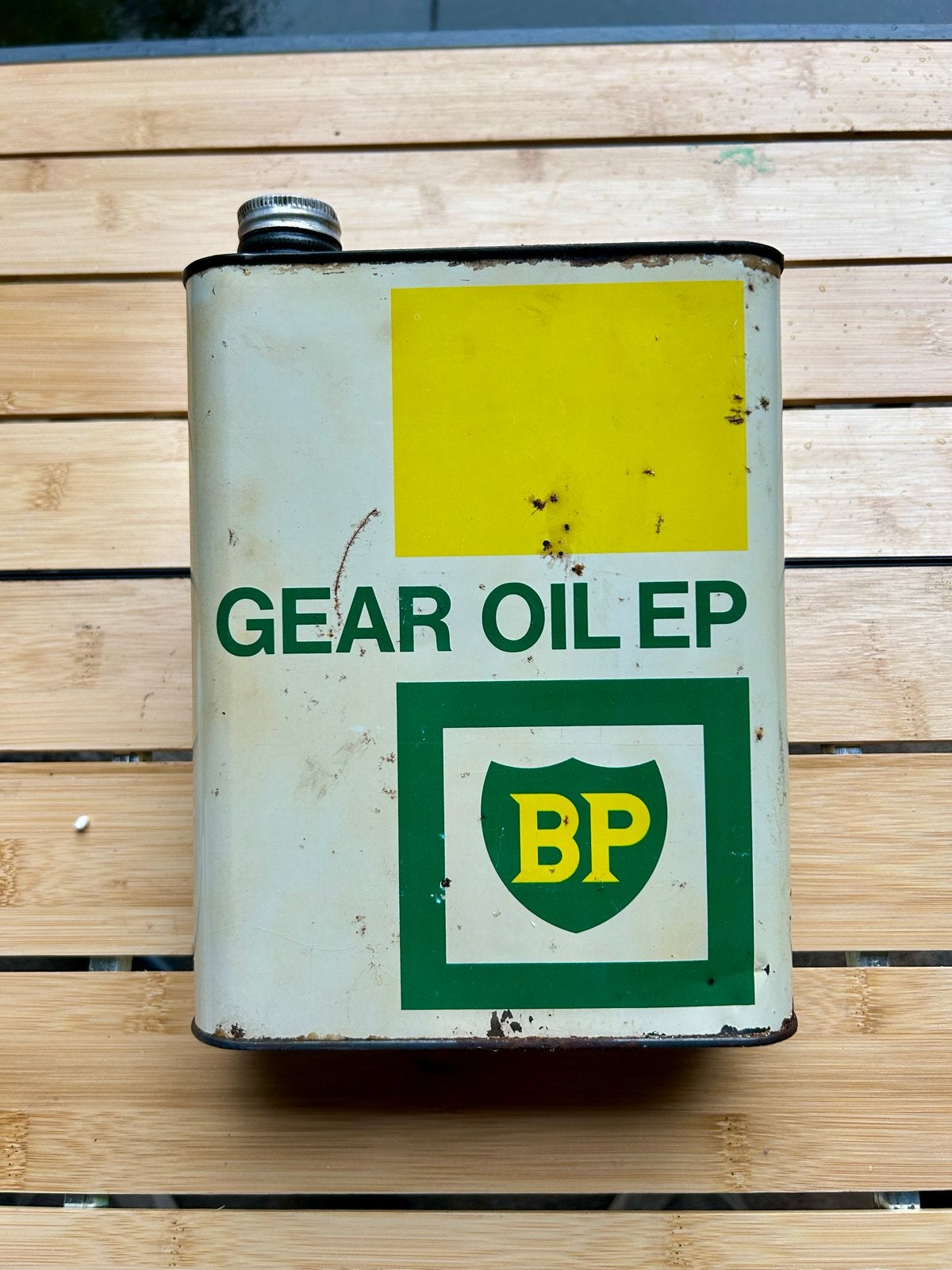 Diverse vintage olieblikken te koop - Vanaf 15 euro, Ophalen of Verzenden, Gebruikt