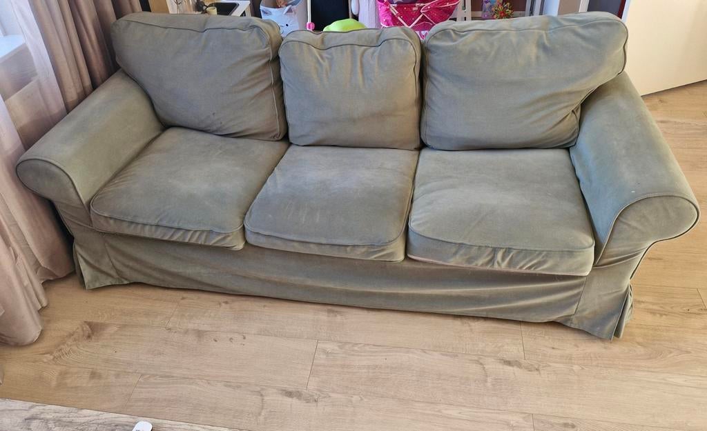 IKEA Ektorp 3-zits bank - Comfortabel en klassiek, Ophalen, Gebruikt, Driepersoons, 75 tot 100 cm