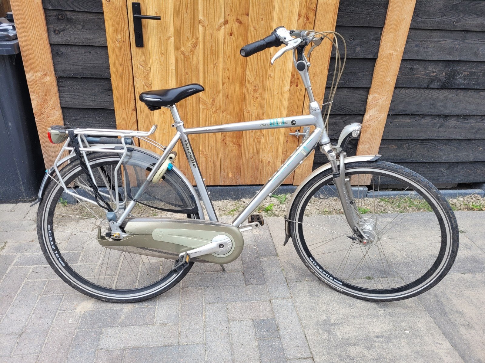 Gazelle orange herenfiets, Ophalen, Gebruikt, Gazelle