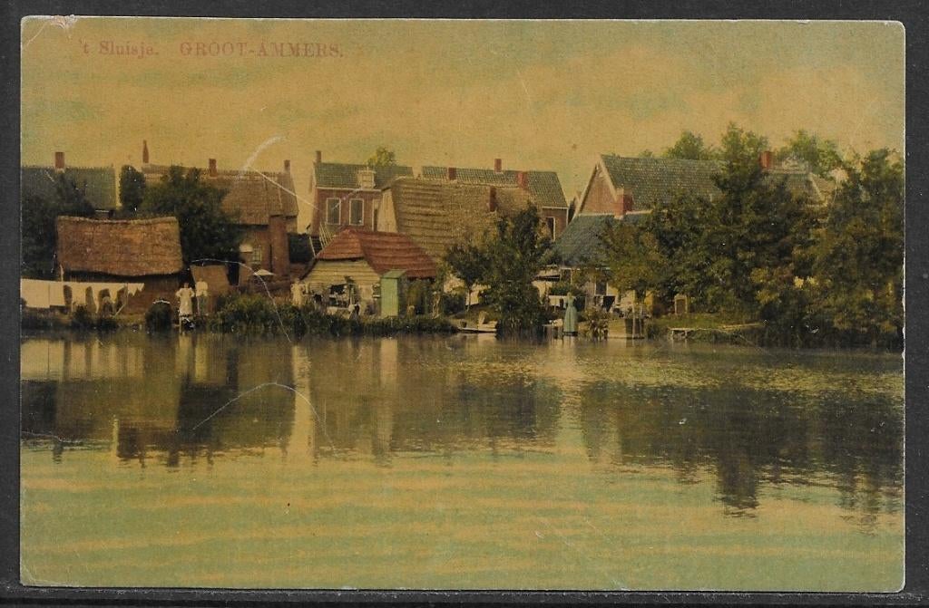 307 Groot-Amers, t'Sluisje, Ophalen of Verzenden, Voor 1920, Ongelopen, Noord-Brabant