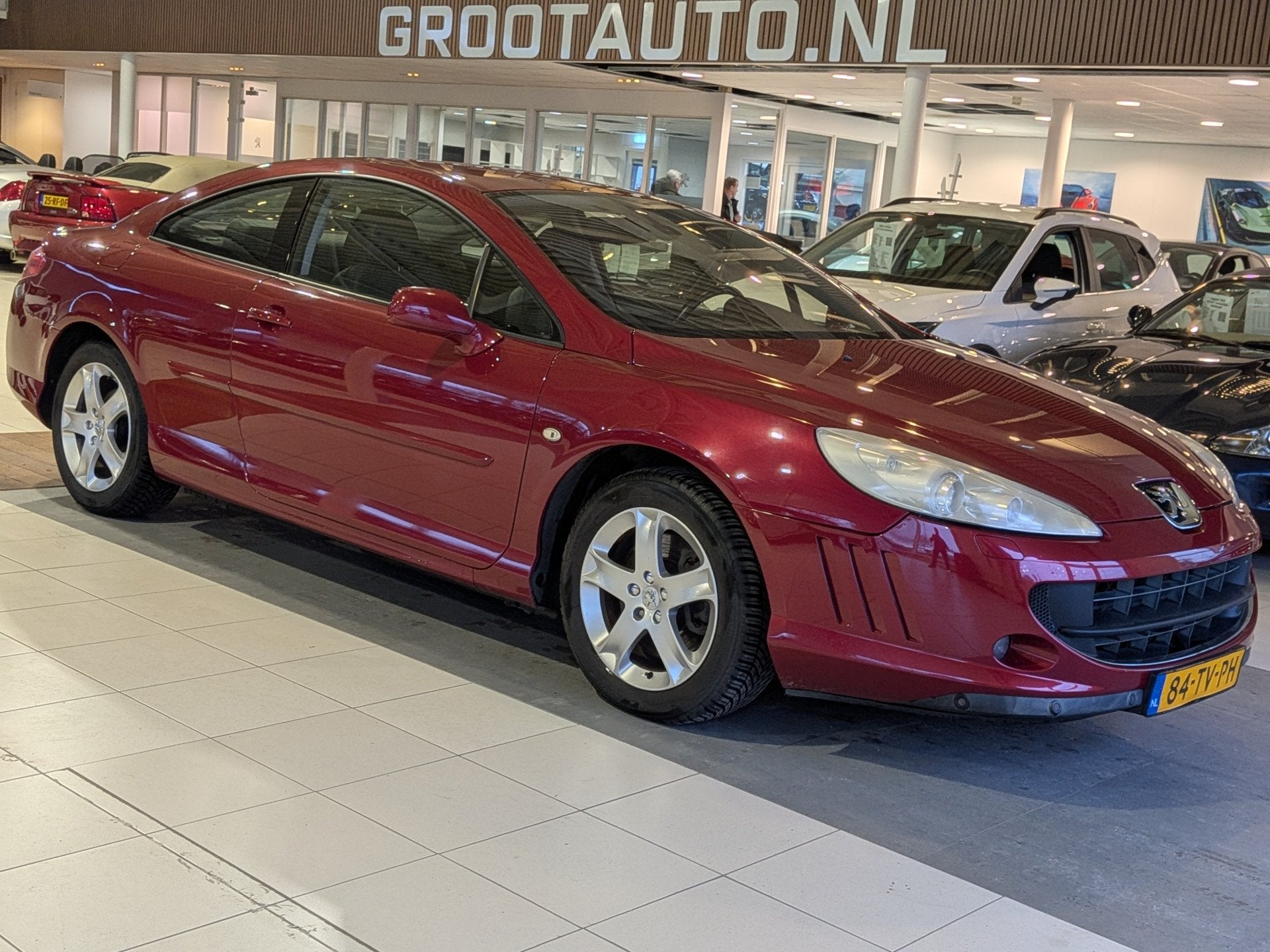 Peugeot 407 Coupé 2.2-16V Pack 135.667km NAP, Airco, Leder,, Auto's, Voorwielaandrijving, 1390 kg, Gebruikt, 4 cilinders