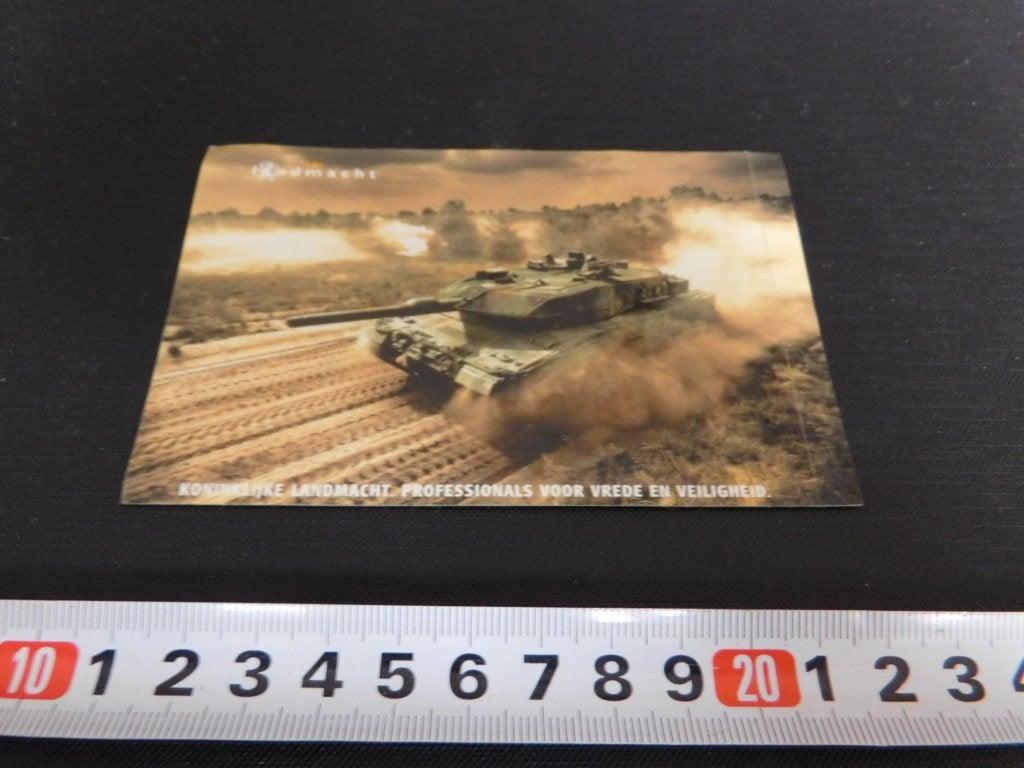 sticker Leger Landmacht  Professionals voor vrede GY793, Ophalen, Zo goed als nieuw