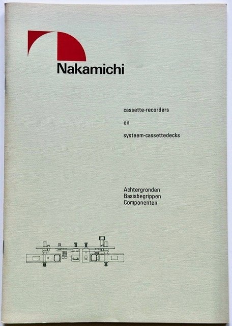 Nakamichi Transtec documentatie, Ophalen of Verzenden, Overige merken
