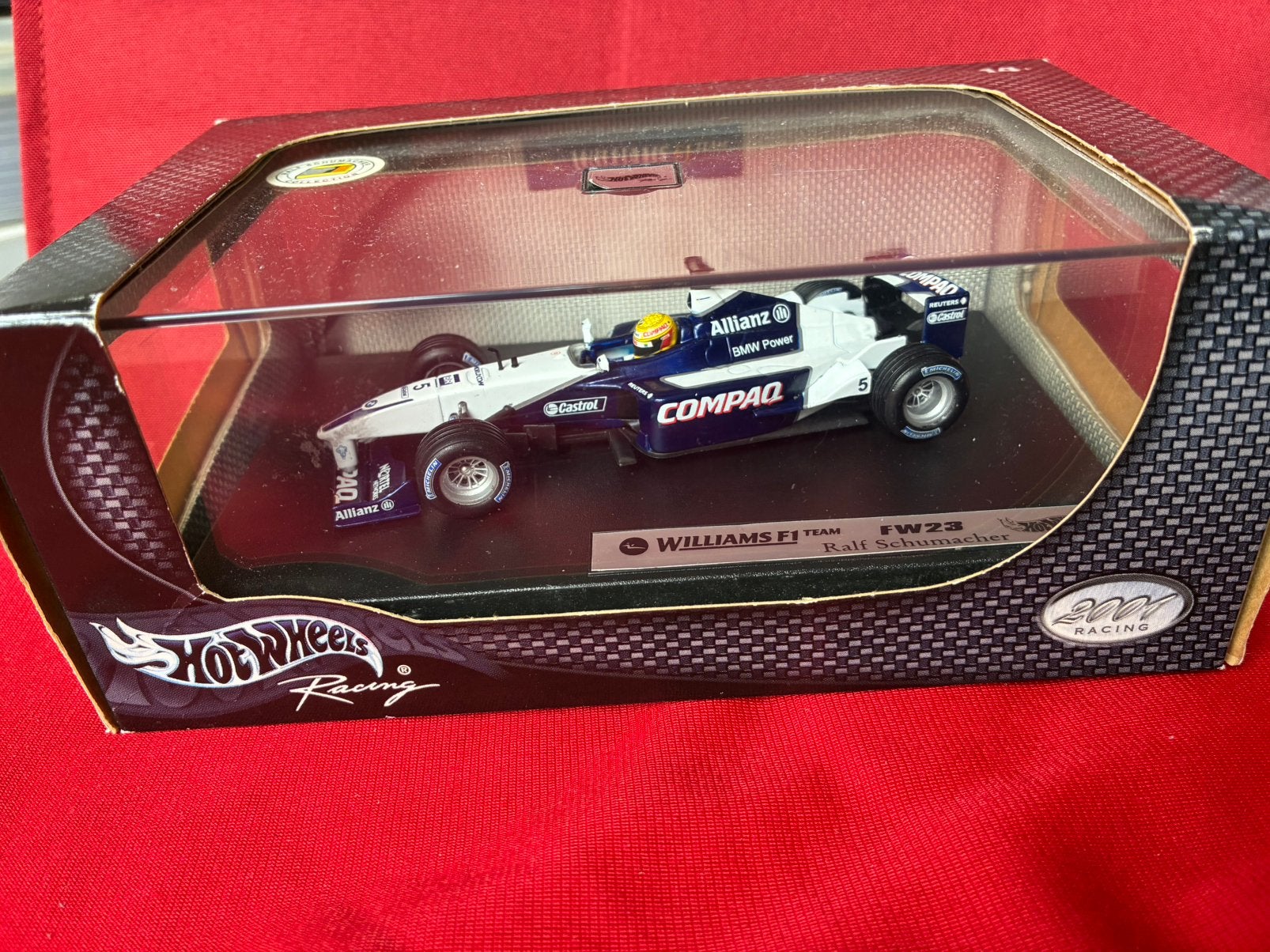 Hotwheels 1: 43 Williams F1 FW23 - Ralf Schumacher, Ophalen of Verzenden, Nieuw, Auto, Overige merken