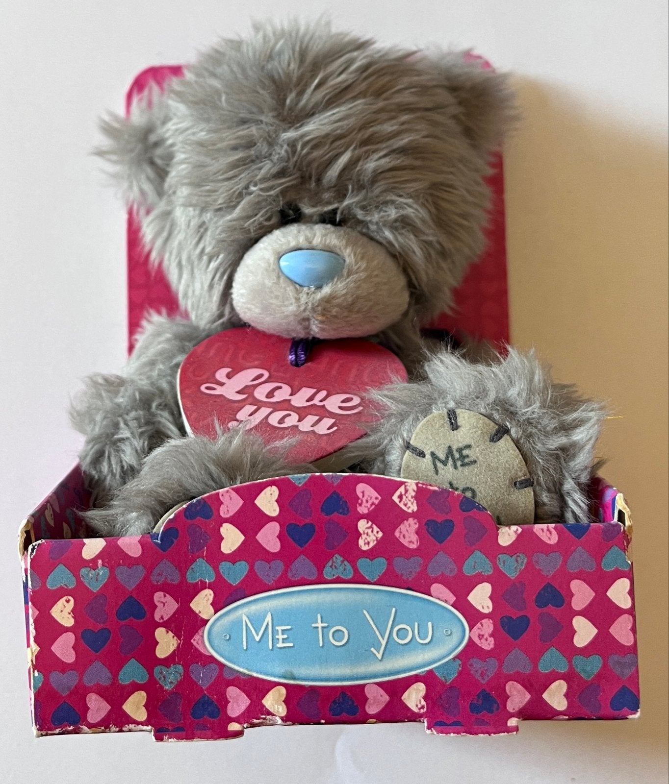 Me to You Tatty Teddy knuffelbeer met 'Love you' hartje, Met doos, Overige merken, Overige karakters, Beer