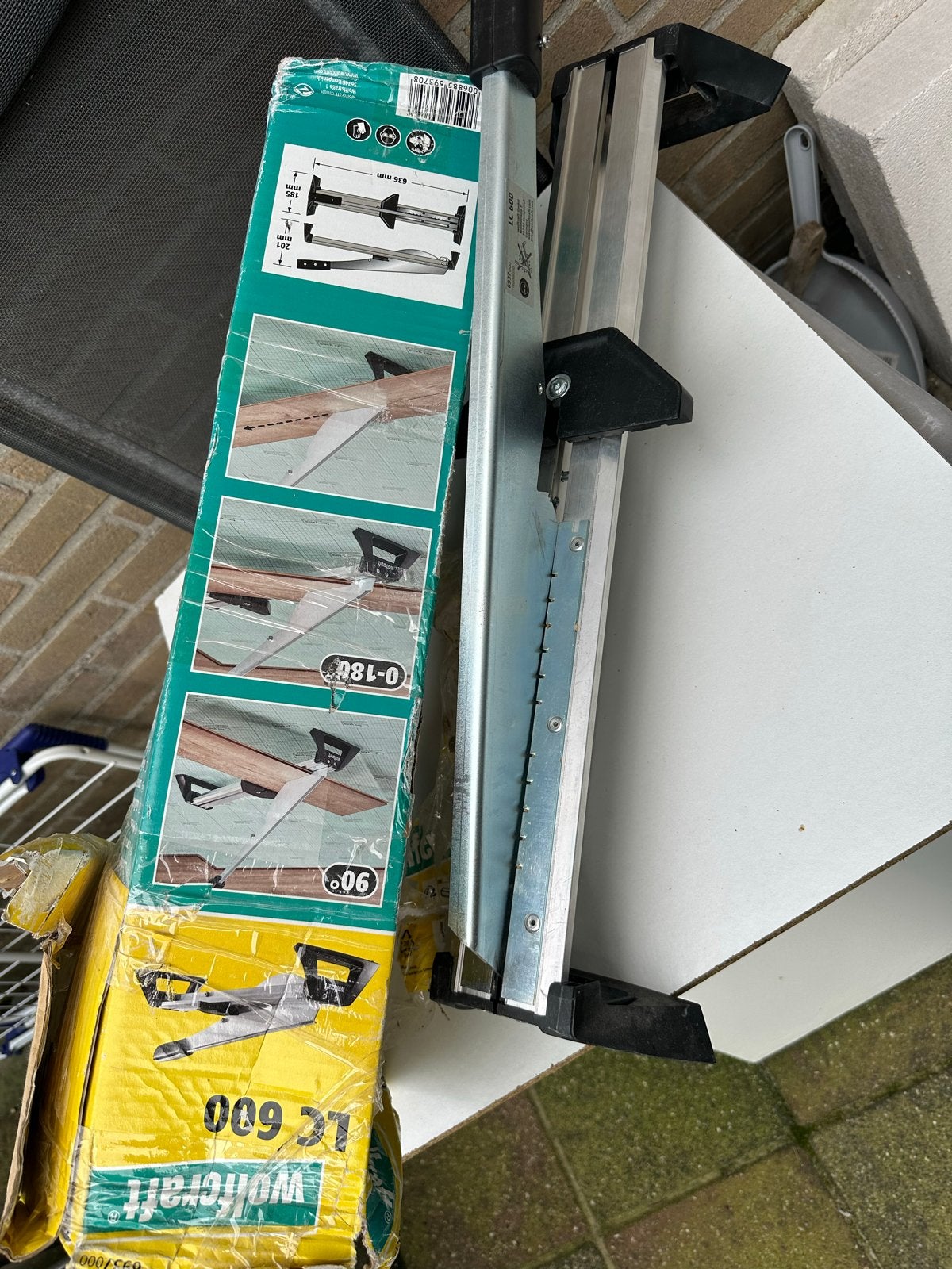 Wolfcraft LC 600 laminaatsnijder - Zo goed als nieuw, Ophalen of Verzenden, Zo goed als nieuw, Overige typen, Overige merken
