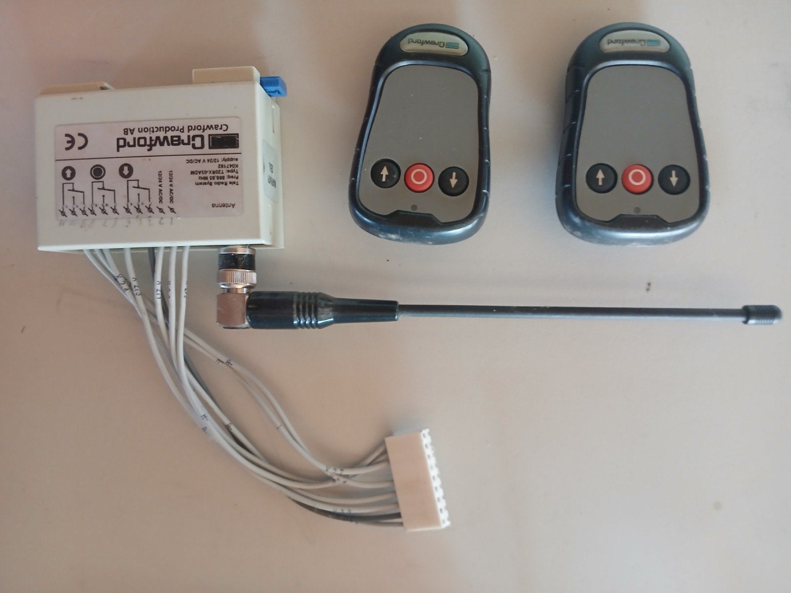 Crawford afstandbediening T20RX-03ADM, Gebruikt, Minder dan 80 cm, Minder dan 200 cm, Garagedeur