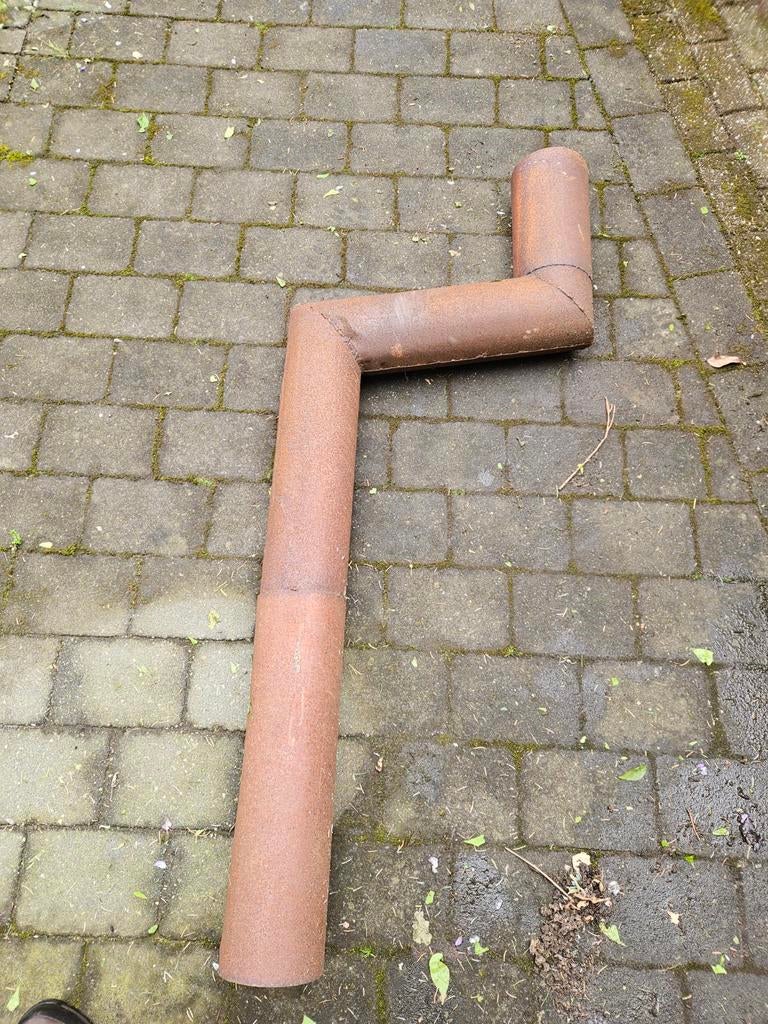Kachel pijp buitenkachel, Ophalen of Verzenden, Rvs, Minder dan 2 meter, 80 mm of meer