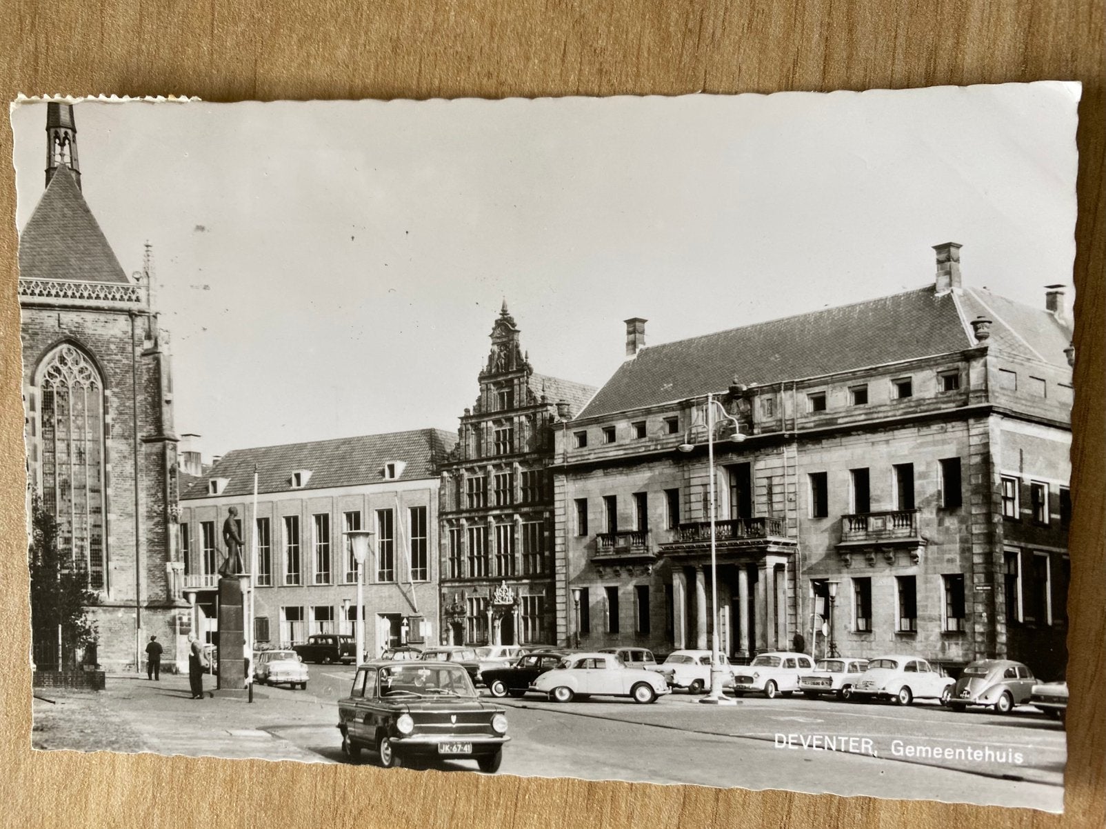 Ansichtkaarten Deventer Gemeentehuis, Verzamelen, Ansichtkaarten | Nederland, Ophalen of Verzenden