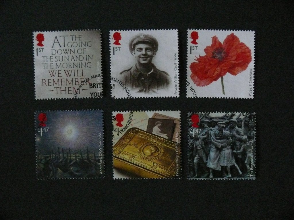 UK / Engeland 2014 WO 1 / Lest we forget, Postzegels en Munten, Postzegels | Europa | UK, Verzenden, Gestempeld