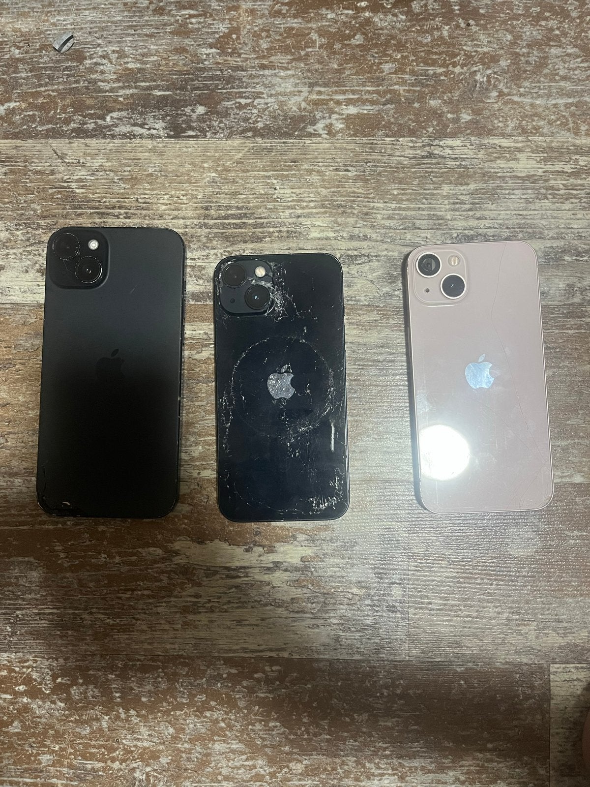 iPhone 15 Plus en 2x iPhone 13, Telecommunicatie, Mobiele telefoons | Apple iPhone, Ophalen of Verzenden, Niet werkend, 128 GB