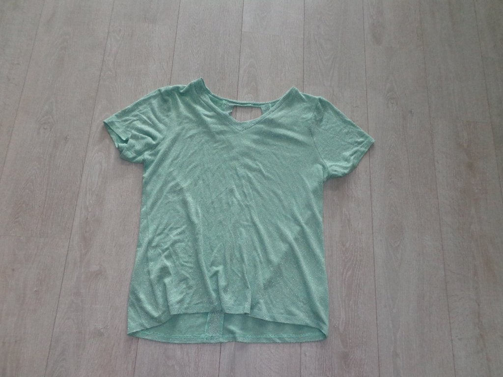 mintgroene damesshirt van MS Mode, maat L, Maat 42/44 (L), Ophalen of Verzenden, Zo goed als nieuw, Korte mouw