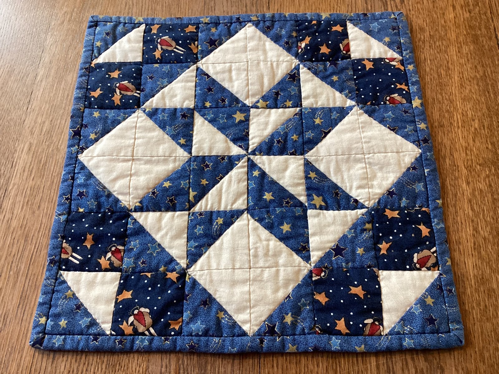 Kleine KERST QUILT handgemaakt, Ophalen of Verzenden, Zo goed als nieuw