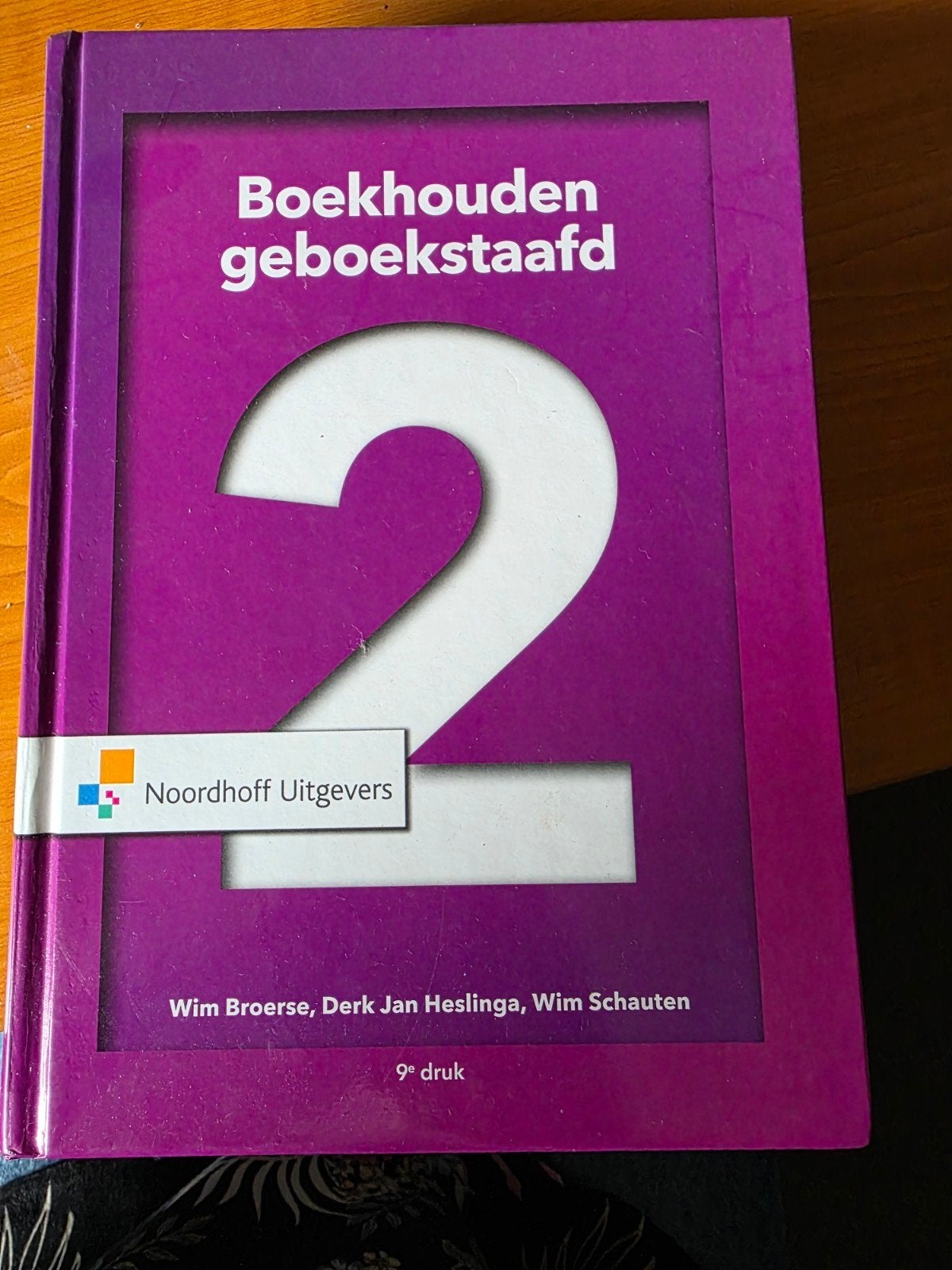 Boekhouden Geboekstaafd 2 - 9e druk, Ophalen of Verzenden, Zo goed als nieuw, MBO, Wim Broerse, Derk Jan Heslinga, Wim Schauten