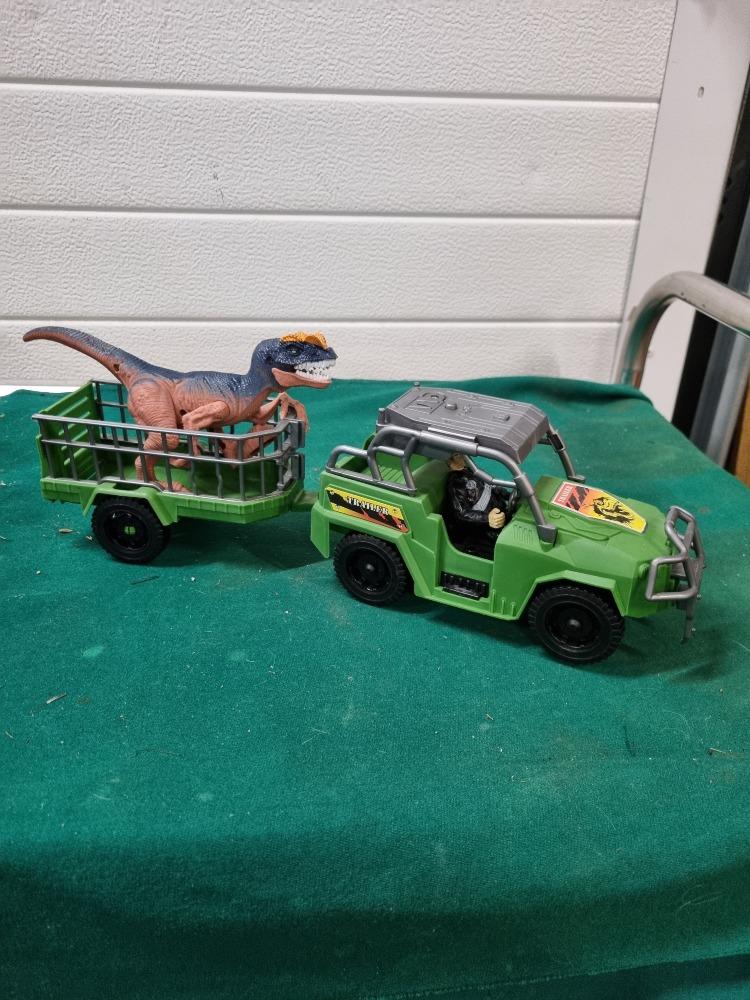 dinosaurus wagen met geluid, Ophalen of Verzenden, 'T Olde Gre-j, Info@toldegrej.nl, Endepoelstraat 20f Didam