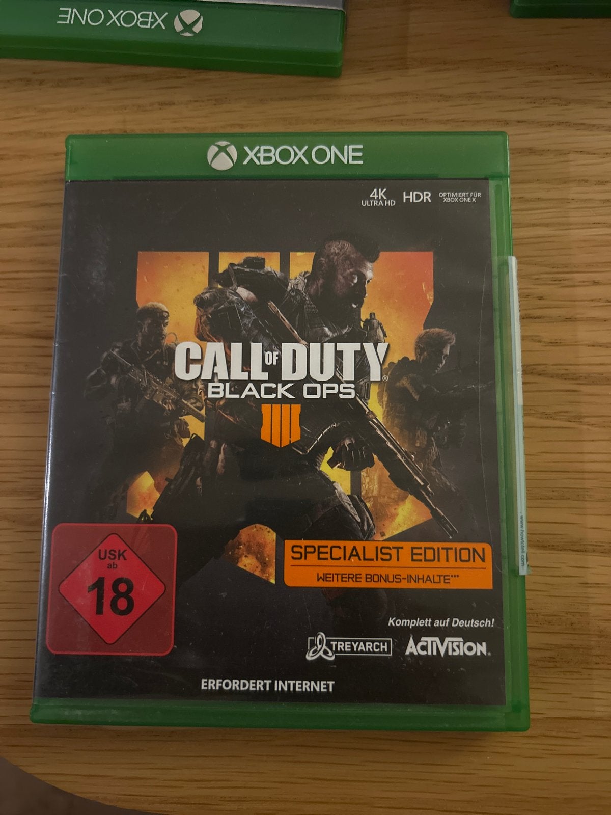 Call of Duty: Black Ops 4 Specialist Edition Xbox One, Ophalen, Online, Gebruikt, Vanaf 18 jaar