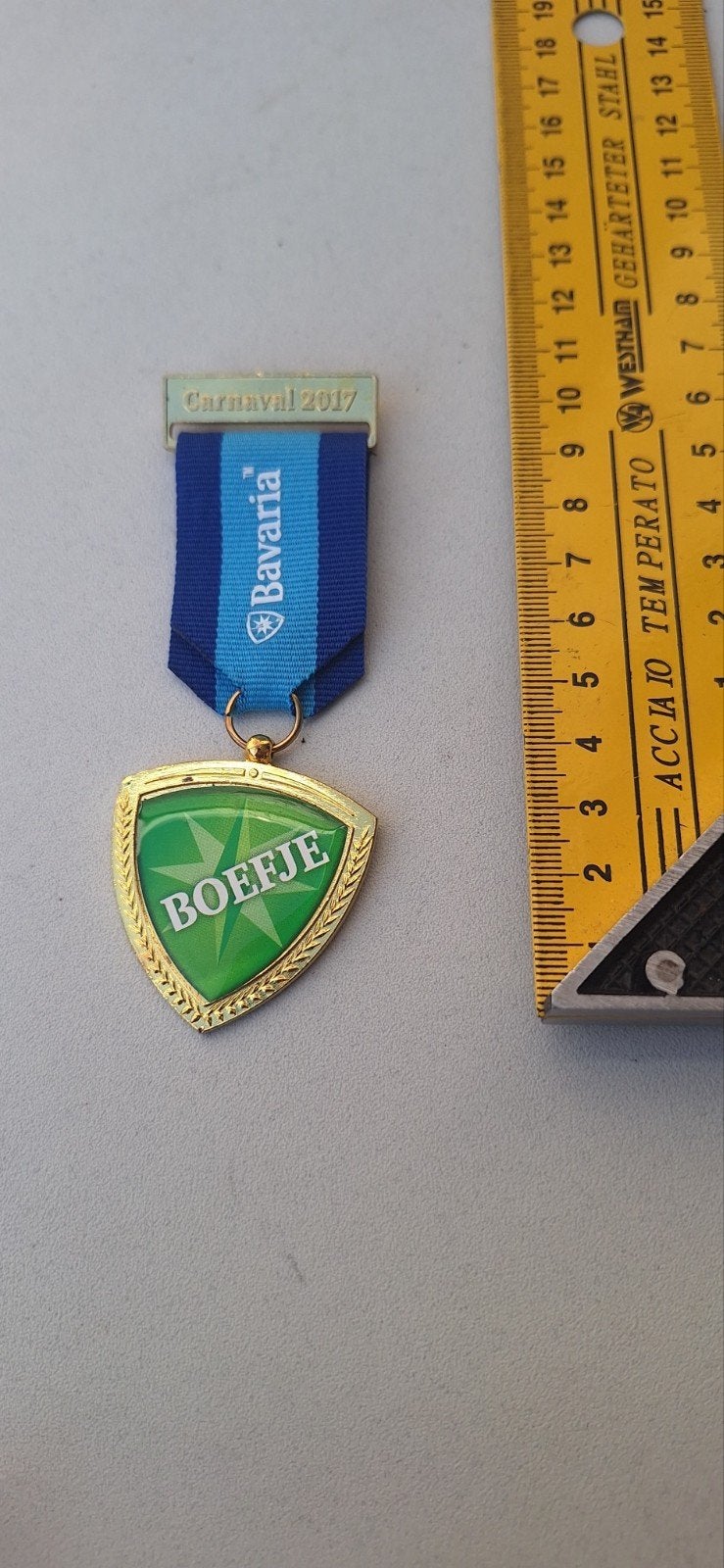 Bavaria carnaval medaille 2017 boefje (281124), Verzamelen, Ophalen of Verzenden, Zo goed als nieuw, Bavaria