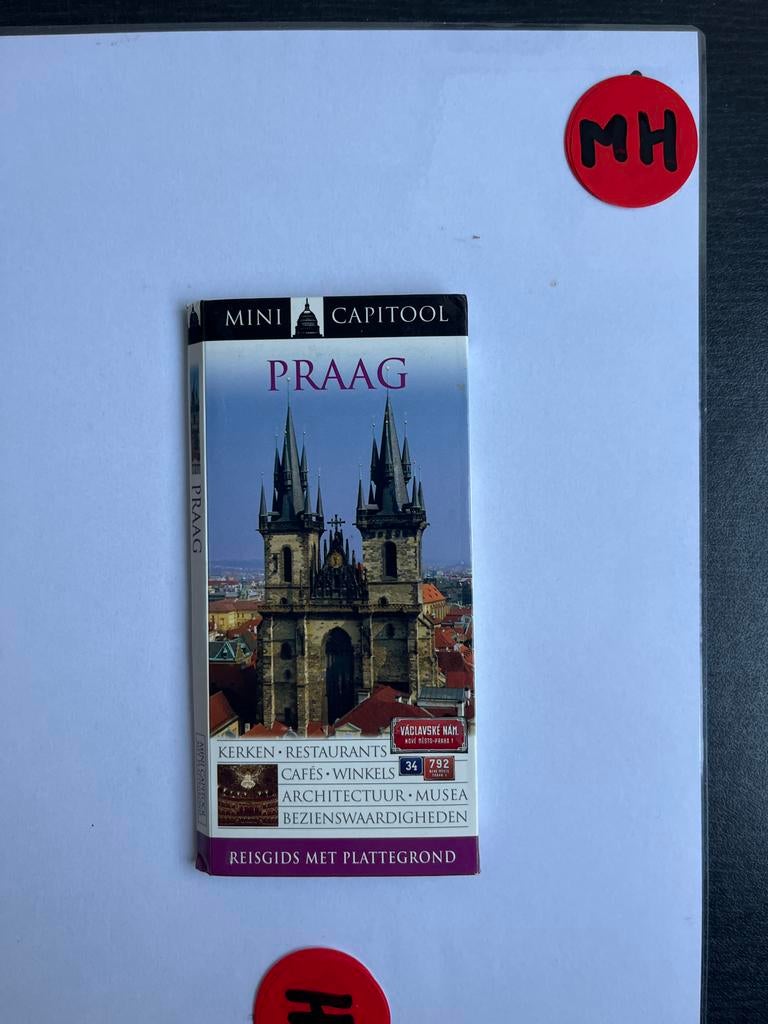 Mini Capitool Praag Reisgids met Plattegrond, Capitool, Europa, Ophalen of Verzenden, Zo goed als nieuw