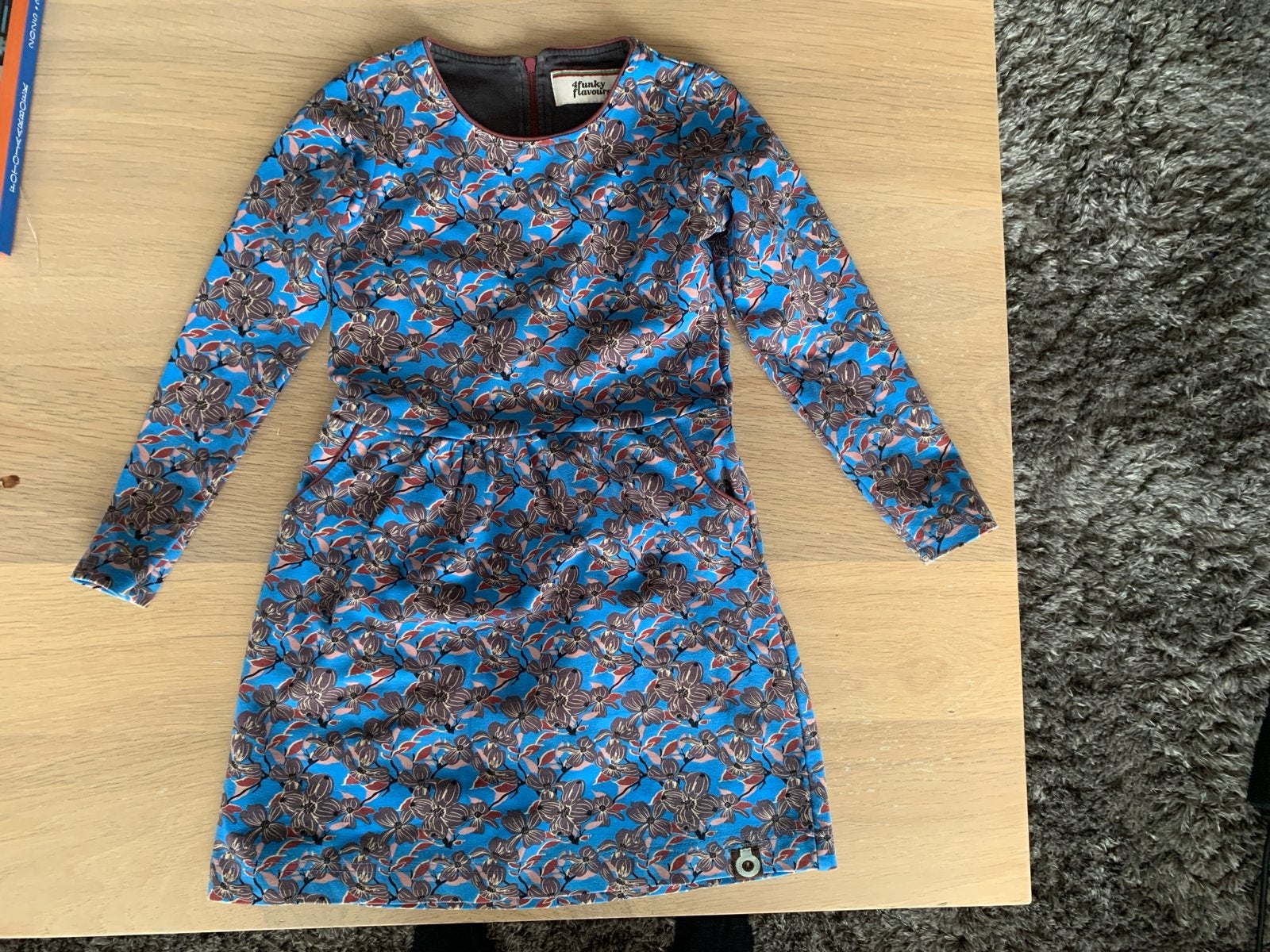 Leuke jurk van Funky Flavours, maat 122/128, Ophalen of Verzenden, Zo goed als nieuw, Meisje, Jurk of Rok